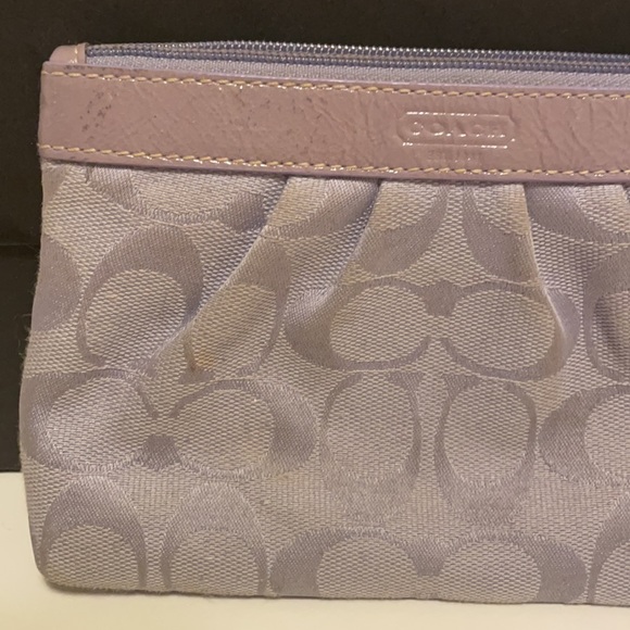 Purple Coach Wristlet - Picture 2 of 8